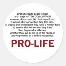 Pro-Life Sticker