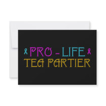 Pro-Life Tea Partier Custom Announcements