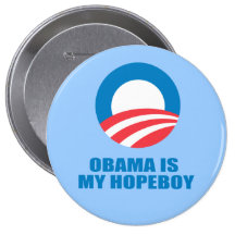 Pro-Obama - OBAMA IS MY HOPEBOY Buttons