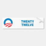 Pro-Obama - TWENTY TWELVE Bumper Sticker