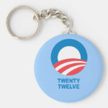 Pro-Obama - TWENTY TWELVE Keychain