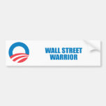 Pro-Obama - WALL STREET WARRIOR Bumper Stickers