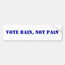 Pro-Romney, Anti-Obama Bumper Sticker