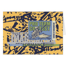 Pro Team Kayaking T-shirts and Gifts Greeting Card