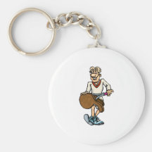 Pro Tennis Guy Keychain