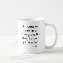Pro-Union Mug from FDR