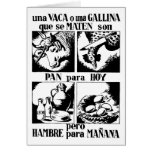 Pro Vegetarian Livestock Advertising Card