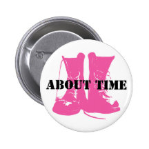 Pro Women in Combat Pink Boots Pin