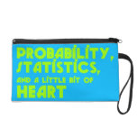 Probability, Statistics, & a Little Bit of Heart Wristlet Clutches
