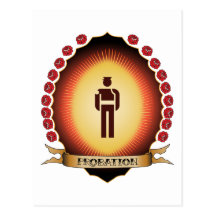 Probation Mandorla Post Cards