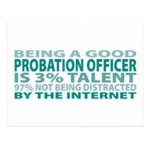 Probation Officer 3% Talent Post Cards