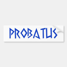 probatus erprobt approved autoaufkleber