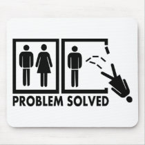 Problem solved - Woman Mousepads