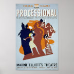 Processional by John Howard Lawson 1937 Posters