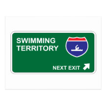 Prochaine sortie de natation carte postale