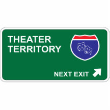 Prochaine sortie de théâtre photo en découpe