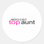 Prochaine tante supérieure des Amériques Autocollant Rond