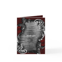 Proclimation Gothic Vampire Thank You Cards