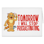 Procrastinating Cat Cards