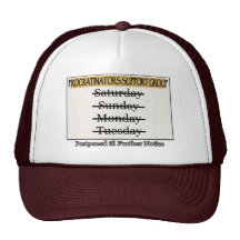 Procrastinators Support Group Postponed Mesh Hats