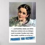 Produce For Victory! WW2 posters