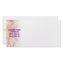 Product Photo,Announcement  - Just Peachy Personalized Photo Card