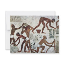 Production Of Bricks By Maler Der Grabkammer Des R Custom Invitations