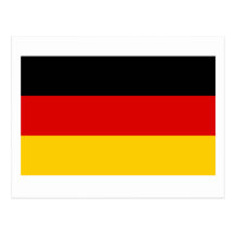 Produits allemands de drapeau carte postale