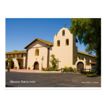 Produits de Père Noël Inés la Californie de missio Carte Postale