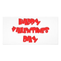 Produits heureux de Valentine´s ! Carte Avec Photo