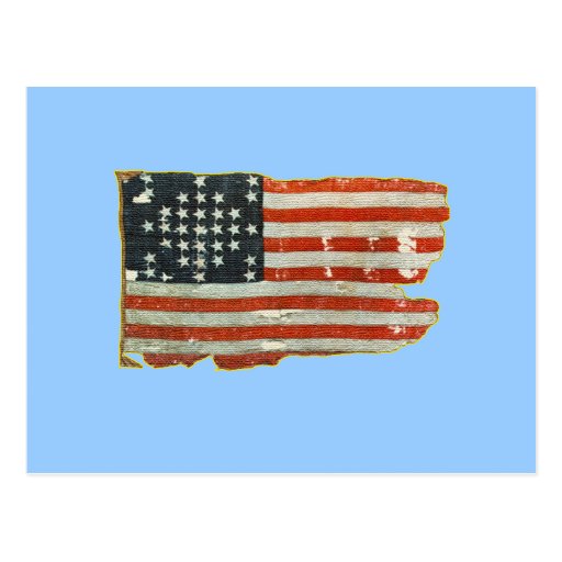 Produits vintages de drapeau américain carte postale