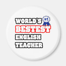 Professeur d'Anglais de Bestest du monde Aimants