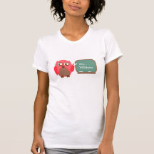 Professeur de hibou à la chemise personnalisée par t-shirt