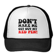 Professeur drôle casquettes de camionneur