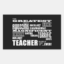 Professeurs modernes frais d'amusement : Le plus g Autocollant Rectangulaire