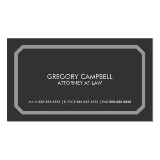 Professional / Attorney Business Cards