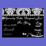 PROFESSIONAL BAKERY Business Card Damask Design business cards