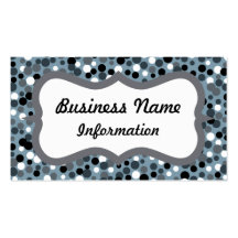 Professional Black Dots Business Card