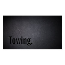 Professional Black Out Towing Business Card