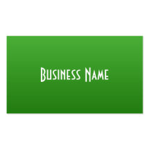 Professional Bright Green Business Card