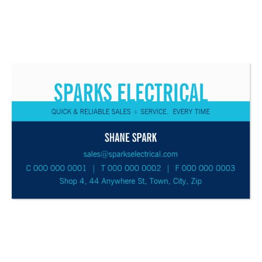 PROFESSIONAL BUSINESS CARD :: bold block2 6L