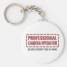 Professional Camera Operator Keychain