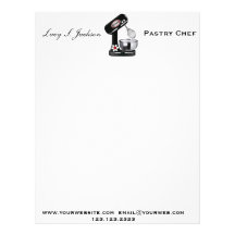 Professional Chef & Baker Letterhead Template