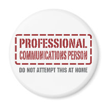 Professional Communications Person Magnet