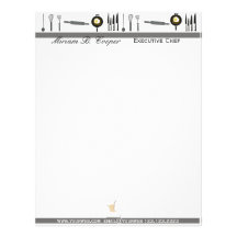 Professional Cook Chef Letterhead Template