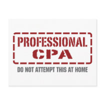 Professional CPA Post Cards