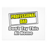Professional Dad...Don't Try This At Home Personalized Invitation