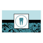 professional dentistry : damask tooth business cards