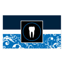 professional dentistry : damask tooth business card templates