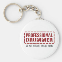 Professional Drummer Key Chain